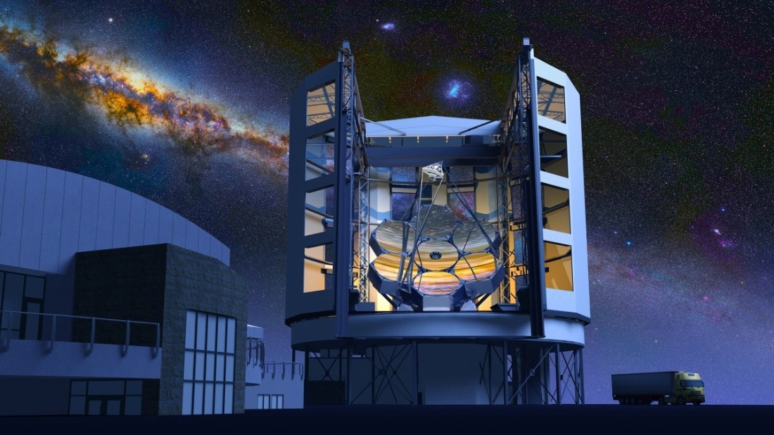 Giant Magellan Telescope, Las Campanas Observatory, to be built  some 115 km (71 mi) north-northeast of La Serena, Chile